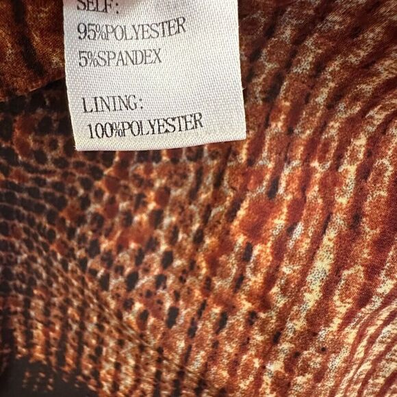 Whitney Eve Full Zip Drawstring Hood Mid-Length Lightweight Brown Jacket - Picture 8 of 8